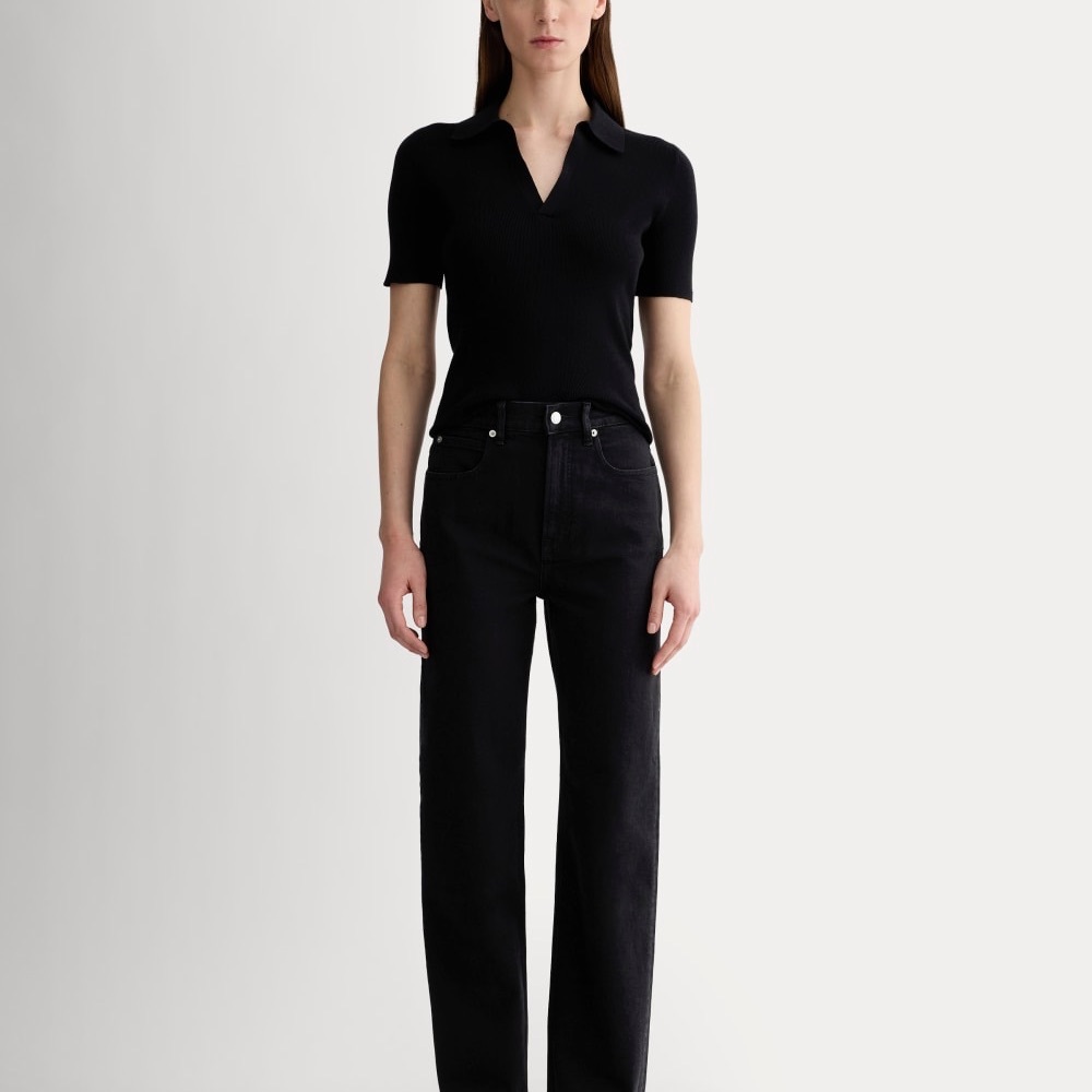 Everlane The Way-High Jean, raw hem, size 32  Short